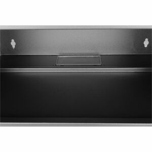 Digitus SOHO PRO 4U Wall Mountable Enclosed Cabinet Rack Cabinet for Networking327 mm Rack Depth - Black - Glass, Sheet St