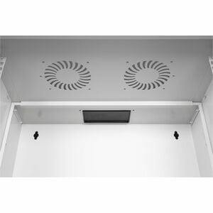 Digitus SOHO PRO 9U Wandmontierbar Geschlossener Schrank Rackschrank für Networking327 mm Rack Depth - Hellgrau - Glas, St