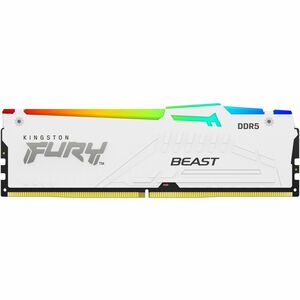 Kingston FURY Beast RAM-Modul - 64 GB (2 x 32GB) - RGB - DDR5-6000/PC5-48000 DDR5 SDRAM - 6000 MHz Dual-rank Speicher - CL