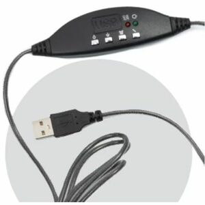 Califone Switchable Stereo/Mono Headset with USB Plug - Stereo - USB - Wired - 32 Ohm - Over-the-head, Over-the-ear - Bina
