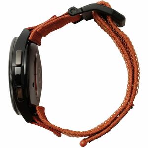 Urban Armor Gear Active Adjustable Smartwatch Band - Medium (M)/Large (L) - Hook & Loop Attachment - Rust, Orange - Stainl