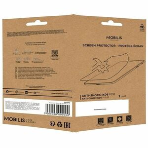 MOBILIS 5H Screen Protector for iPad (10th Generation) - Clear - 1 Unit - For 27.7 cm (10.9") LCD Tablet - Anti-microbial 