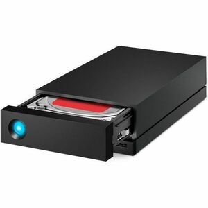 LaCie 1big Dock STHS20000800 24 TB Hard Drive - 3.5" External - Black - Camera, Notebook Device Supported - Thunderbolt 3,