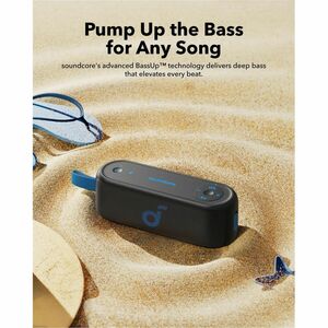 soundcore SoundCore Select 3 Portable Bluetooth Speaker System - 8 W RMS - Black - Battery Rechargeable