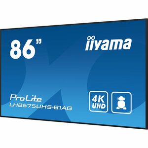 iiyama ProLite LH8675UHS-B1AG 217,4 cm (85,6 Zoll) 4K UHD LCD Digital-Signage-Display - 24 Stunden/7 Tage Betrieb - IPS-Te