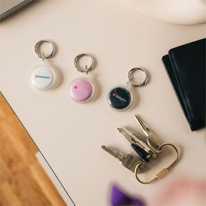 Verbatim My Finder Bluetooth Coin Tracker 3pk - Black, White, Purple - Bluetooth