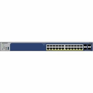 Netgear Gigabit PoE+ Smart Switches with 4 Dedicated 10G SFP+ Ports - 24 Ports - Manageable - Gigabit Ethernet, 10 Gigabit