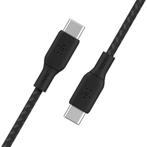 100w USB-C to USB-C Braided Cable 2M Black