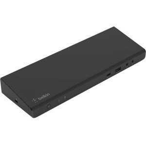 Belkin Docking Station for Workstation - 85 W - 5 Displays Supported - 4K - 5 x USB Type-A Ports - USB Type-A - 1 x USB Ty