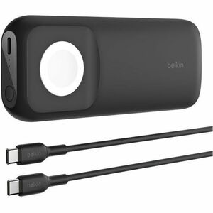 Belkin Power Bank - Black - For Apple Watch, Apple Watch SE, Apple Watch Series 8, Apple Watch Ultra, AirPods Pro, iPhone 