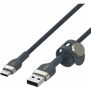 Belkin BOOST↑CHARGE PRO Flex 1 m USB/USB-C Data Transfer Cable - Cable for Smartphone, Tablet, iPhone - First End: 1 x 24-