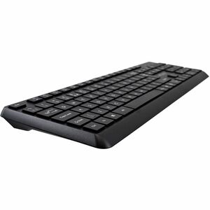 V7 CKU350UK Keyboard & Mouse - English (UK) - USB Cable Keyboard - 107 Key - Keyboard/Keypad Color: Black - USB Cable Mous