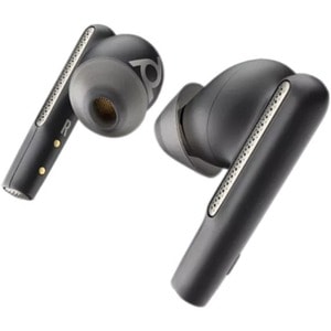 Poly Voyager Free 60+ UC True Wireless Earbud Stereo Earset - Carbon Black - Microsoft Teams Certification - Binaural - In