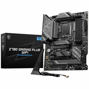MSI Z790 GAMING PLUS WIFI Gaming Desktop Motherboard - Intel Z790 Chipset - Socket LGA-1700 - ATX - Core, Pentium Gold, Ce