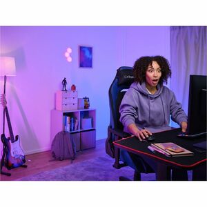 Trust GXT 714B RUYA Gaming-Stuhl - Nylon, Plastik, Holz - Blau
