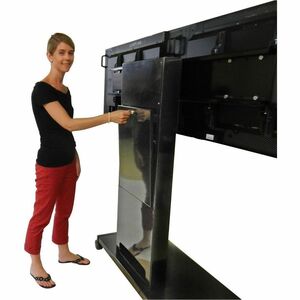 Unicol Rhobus Monitorständer - Bildschirmgr�ße: 71 Zoll (180,34 cm) bis 110 Zoll (279,40 cm) - 150 kg TragfähigkeitDisplay
