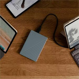 Disque dur Portable WD My Passport WDBY3J0060BGY-WESN - Externe - 6 To - Tablette, Smartphone, Console de Jeu Portable, Or