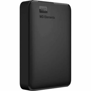 WD Elements WDBHJS0060BBK-WESN 6 TB Portable Hard Drive - External - Black - USB 3.0, USB 3.1 (Gen 1), USB 3.2 (Gen 1) Mic