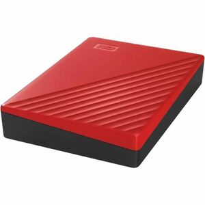 WD My Passport Tragbar Festplatte - Extern - 6 TB - Rot - USB 2.0 - 256-bit AES Verschlüsselungsstandard