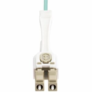 StarTech.com 5m (16.4ft) LC (UPC) OM4 Multimode Fiber Optic Cable w/Push Pull Tabs, 50/125µm, 100G, Low Insertion Loss, LS