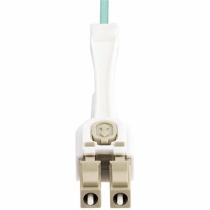 StarTech.com 10m (32.8ft) LC (UPC) OM4 Multimode Fiber Optic Cable, Push Pull Tabs, 50/125, 100G, Low Insertion Loss, Fibe
