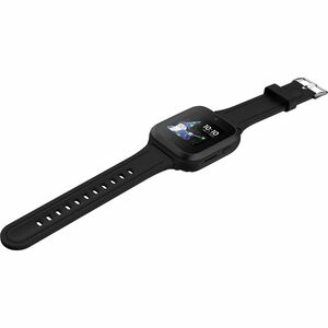 TCL MOVETIME MT40X Smartwatch - 45 mm Case Height - Kinder - Schwarz Body Color - Gummi Band Material - Wireless LAN - 4G 