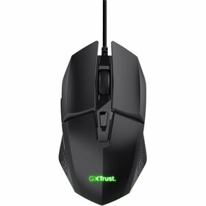 Souris de jeu Optique Trust Felox GXT 109 - USB 2.0 - 6 Bouton(s) - 6 Boutons programmables - Noir - Câble - 6400 dpi - Ro