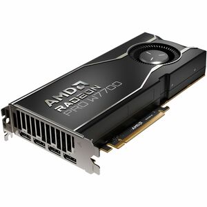 Radeon AMD Radeon Pro W7700 Graphic Card - 16 GB GDDR6 - Full-height - 256 bit Bus Width - PCI Express 4.0 x16 - DisplayPo