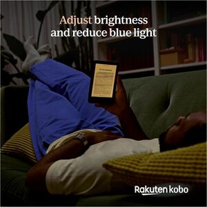 Lettore di testo digitale Kobo Clara Colour - Nero - 12000 Libro(i) - 16 GB Flash - 15,2 cm (6") Display - Touchscreen - 1