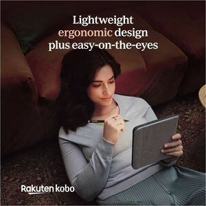Lettore di testo digitale Kobo Libra Colour - Nero - 24000 Libro(i) - 32 GB Flash - 17,8 cm (7") Display - Touchscreen - 1