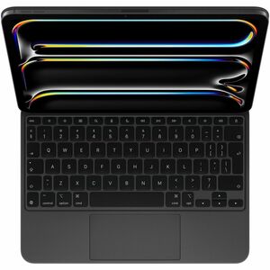 Apple Magic Keyboard/Cover Case for 27.9 cm (11") Apple iPad Pro 11 (2024) Tablet - Black - Aluminium Body