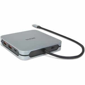 Dicota USB-Typ C Docking Station für Monitor, Notebook, Tablet-PC - 2 Unterstützte Displays - 4K @ 60Hz, 8K @ 30Hz - 3840 