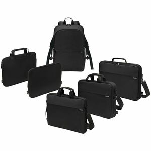 Dicota Slim Case ONE Tasche für 25,4 cm (10 Zoll) bis 31,8 cm (12,5 Zoll) Notebook - Schwarz - 300D rPET Polyester Körper 