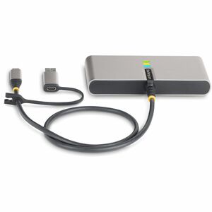 StarTech.com USB Hub - USB 3.2 (Gen 1) Type C - 640 MB/s - Desktop, Notebook - Portable - Space Gray - 3 Total USB Port(s)