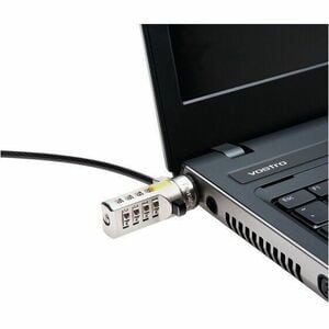 Kensington Resettable Combination Laptop Lock T-Bar - TAA - Resettable - 4-digit - Patented T-bar/Combination Lock - Carbo