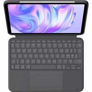 Logitech Combo Touch Tastatur/Cover für 27,9 cm (11 Zoll) Apple iPad Pro 11 (2024) iPad Pro - Graphit - Plastik Körper - A