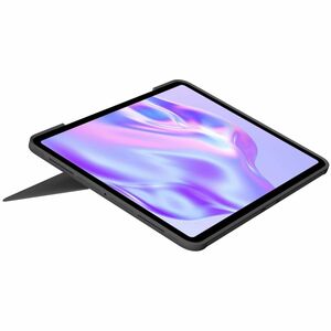 Logitech Combo Touch Keyboard/Cover Case for 33 cm (13") Apple iPad Pro 13 (2024) Tablet - Graphite - Scuff Resistant, Scr