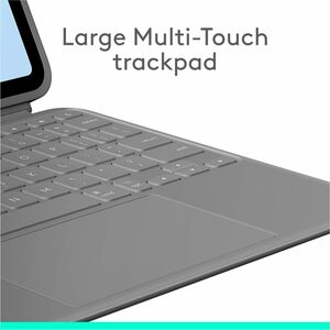 Logitech Combo Touch iPad Air 11-inch (M2 & M3), iPad Air (5th gen) Keyboard Case - Detachable backlit keyboard with kicks
