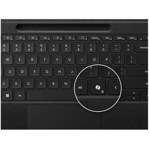 Microsoft Surface Pro Flex Keyboard - Wireless Connectivity - Bluetooth - 32.81 ft (10000 mm) - CoPilot, Mute, Snipping, S