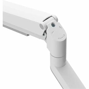 Neomounts NEXT Slim Mounting Arm for Flat Panel Display, Curved Screen Display, Monitor, Display Screen - White - Height A