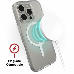 ZAGG Crystal Palace Snap Case for Apple iPhone 16 Pro Smartphone - Textured Edges, Textured Grip - Crystal Clear - Drop Re
