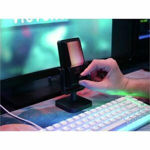 Microfono per Recording, Live Streaming, Video, Gaming, Monitoring XTRFY Ngale CX-NGALE-R-RGB-BLACK - Cavo - Cancellazione