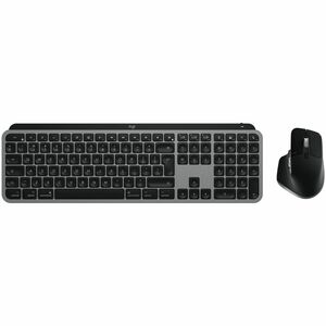 Logitech MX Keys S Combo Keyboard & Mouse - AZERTY - French - USB Membrane/Scissor Wireless Bluetooth Keyboard - Keyboard/