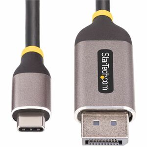 StarTech.com Câble USB-C vers DisplayPort de 3m, 8K 60Hz/4K 144Hz, HDR, Câble de Conversion Vidéo USB-C vers DP 1.4, Compa