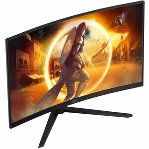 AOC CQ32G4VE 32" Class WQHD Curved Screen Gaming LED Monitor - 16:9 - 80 cm (31.5") Viewable - Vertical Alignment (VA) - L