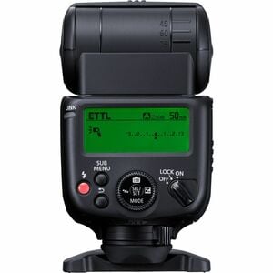 Canon Speedlite EL-10 Camera Flash - Guide Number 40m/118ft - 4 x Batteries Supported - AA