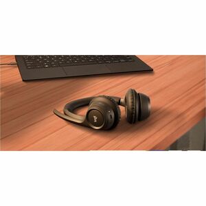 Logitech Zone 305 Kabellos Kopfbügel, Auf den Ohren Stereo Headset - Schwarz - Microsoft-Teams-Zertifizierung - Binaural -