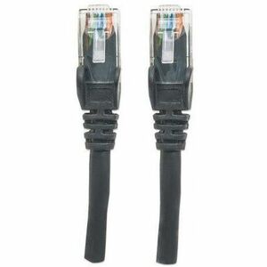Network Patch Cable, Cat6, 2m, Black, CCA, U/UTP, PVC, RJ45, Gold Plated Contacts, Snagless, Booted, Lifetime Warranty - N