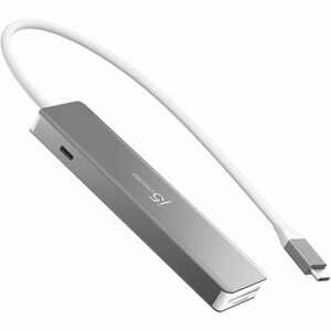 j5create Elite JCD390 USB Type C Docking Station for Memory Card Reader, Flash Drive - Charging Capability - Memory Card R