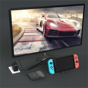 j5create Mini JCD620 USB Type C Docking Station for Gaming Console, Monitor, Keyboard, Smartphone, TV - Charging Capabilit